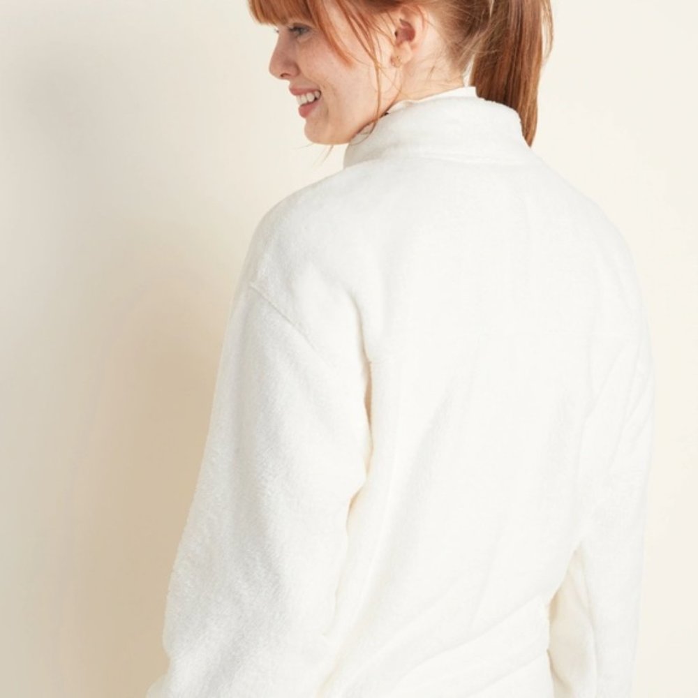 Old Navy | NWT Plush Sherpa 1/4-Zip Pullover - Picture 2 of 5